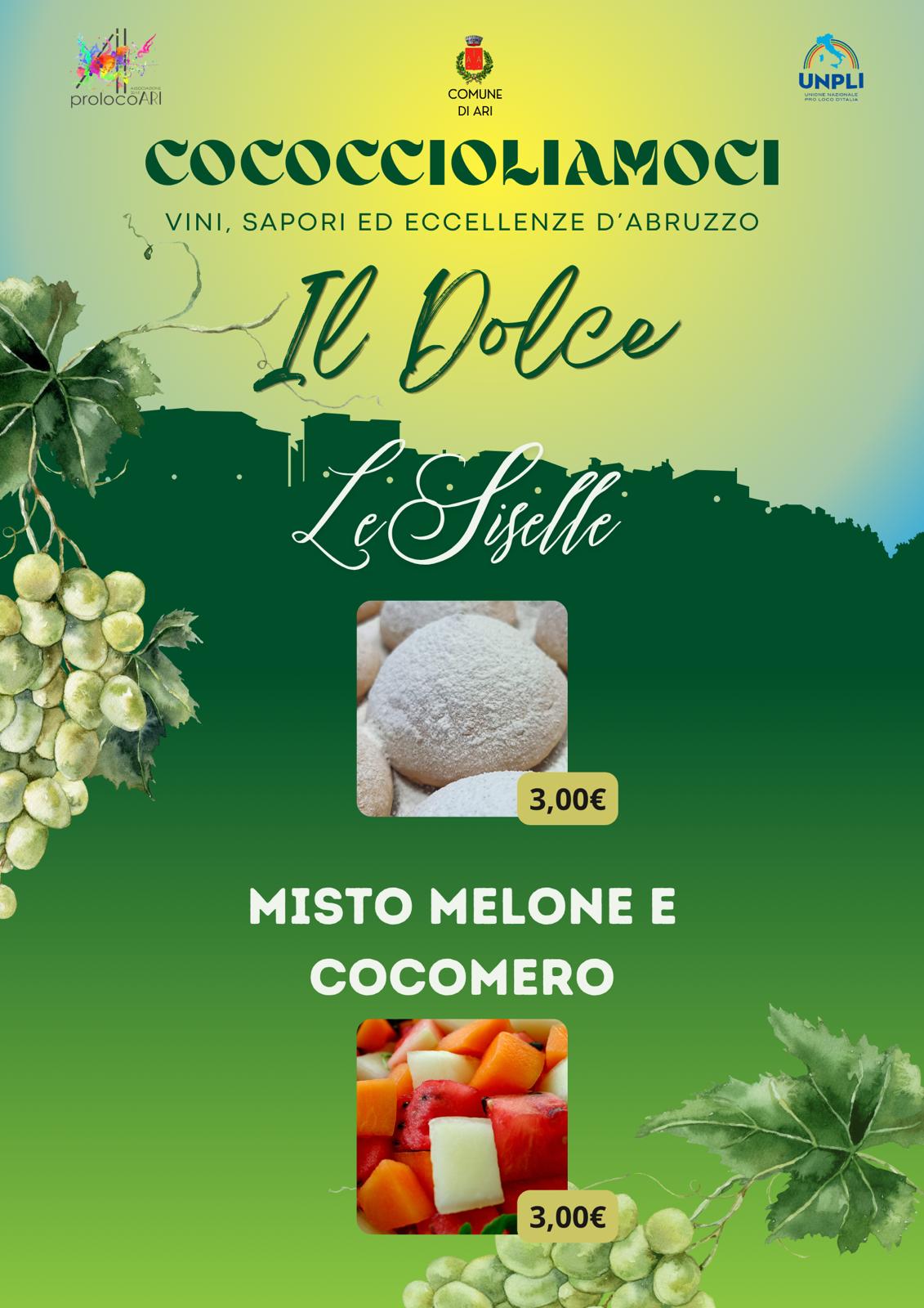 Menù Dolce - Cococcioliamoci